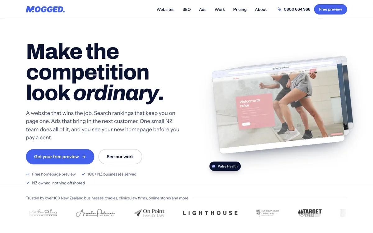 MOGGED homepage
